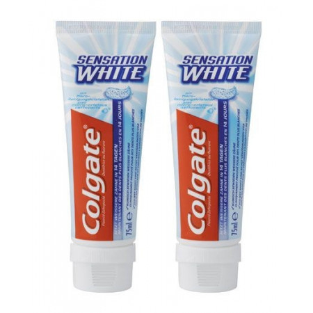 COLGATE SENSAT WHITE dentifrice duo 2 x 75 ml