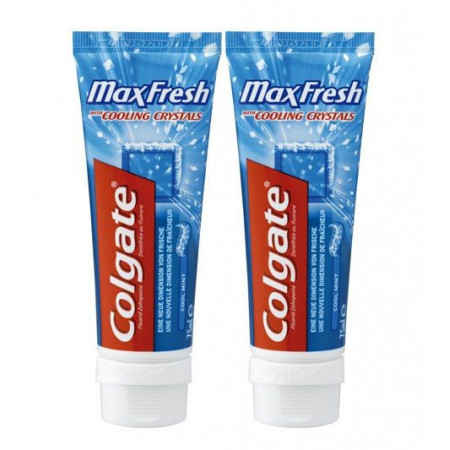 COLGATE MAX FRESH dentifrice cool mint 2 x 75 ml