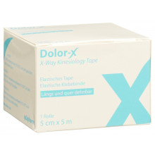 DOLOR-X X-Way Kinesiology Tape 5cm x 5m bleu