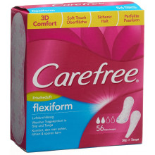 CAREFREE Flexi Form White Fresh 56 pce