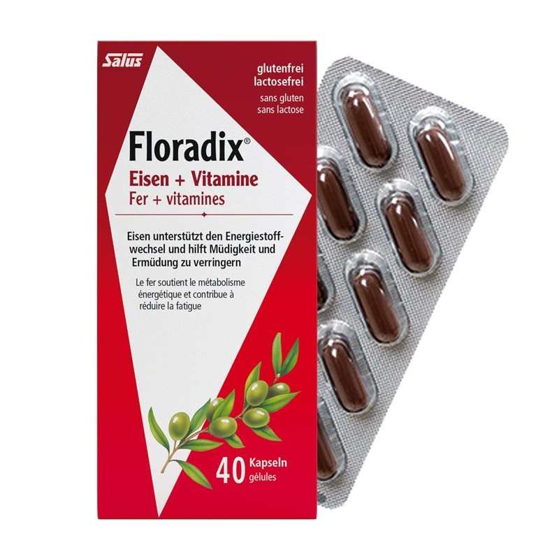 FLORADIX capsules fer 40 pce