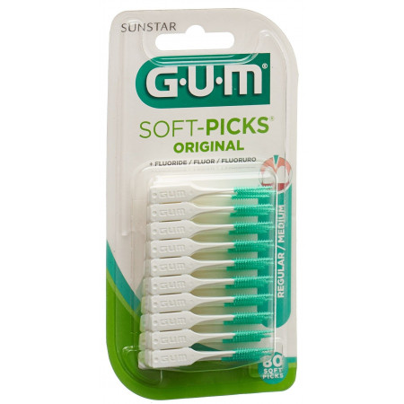 GUM SUNSTAR interdental soft picks regular 80 pce
