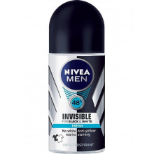 NIVEA Male déo Invisible for Black & White Fresh roll-on 50 ml