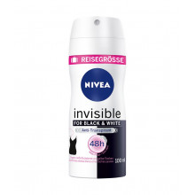 NIVEA déo Invisible for Black&White spray Clear Pocket Size 100 ml