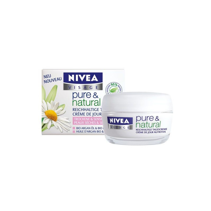 NIVEA VISAGE Pure&Nat crème jour 50 ml