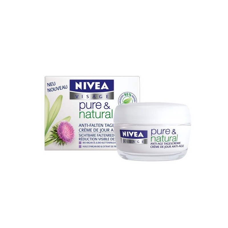 NIVEA VISAGE Pure&Nat crème jour anti-age 50 ml