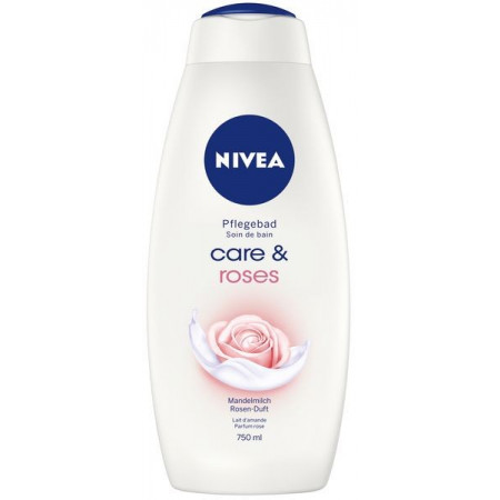 NIVEA Bain de Soin Care & Roses 750 ml
