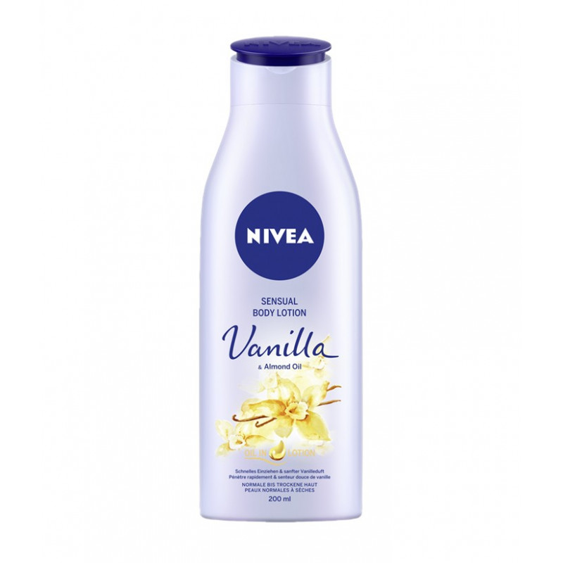 NIVEA Sensual Body Lotion Vanilla & Almond Oil 200 ml