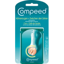 COMPEED cors+oeil perdrix entre orteil small 6 pce