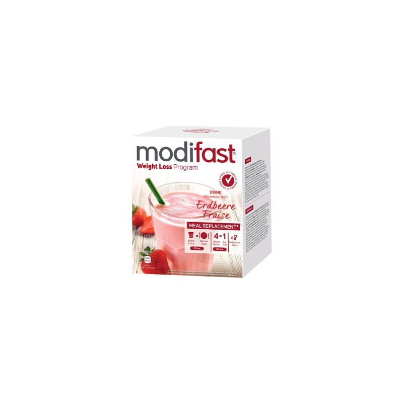 MODIFAST programme drink fraise, 8x55g