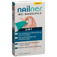 NAILNER stylet contre mycose des ongles 2-in-1