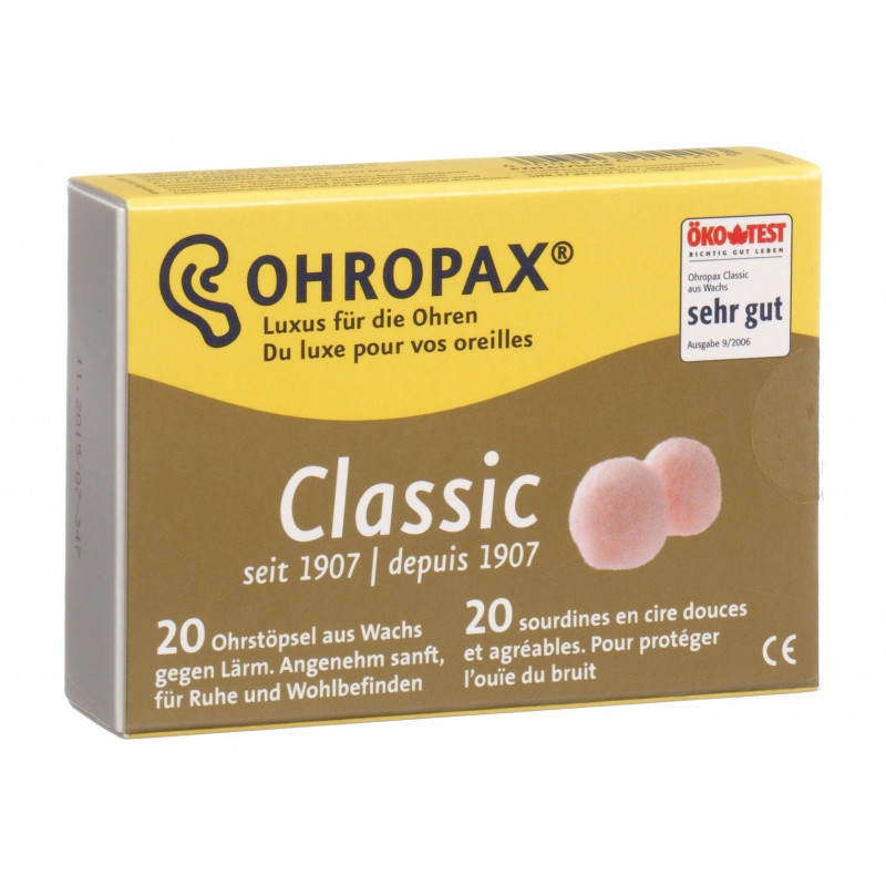 OHROPAX CLASSIC sourdines cire 20 pce