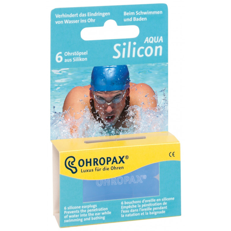 OHROPAX Silicon Aqua 6 pce
