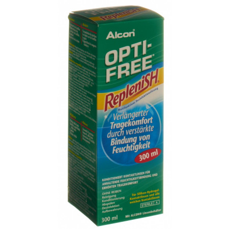 OPTI FREE RepleniSH solution décontamin fl 300 ml