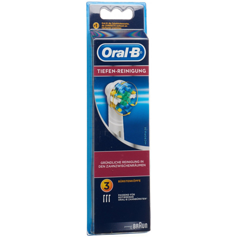 ORAL-B brosses de rechange nettoyage en profondeur 3 pce