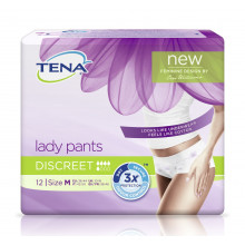 TENA Lady Pants Discreet Medium 12 pièces