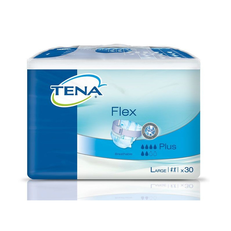 TENA Flex Plus L Bleu 30 pièces