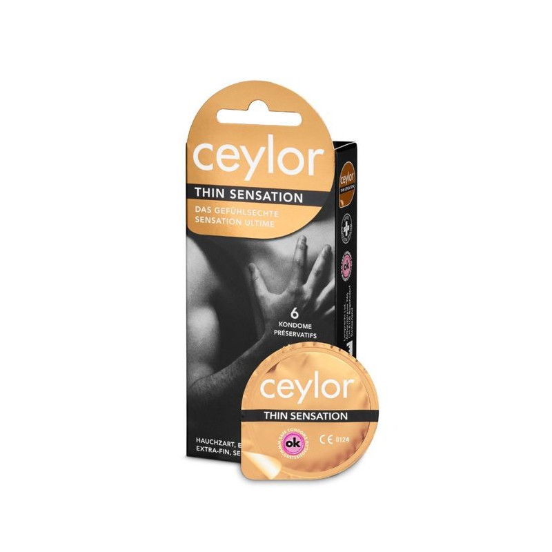 CEYLOR préservatif Thin Sensation 6 pce