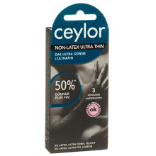 CEYLOR Non Latex préservatif ultra thin 3 pce