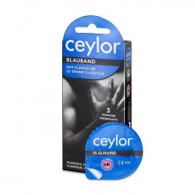CEYLOR BANDE BLEUE préservatif a réservoir 3 pce
