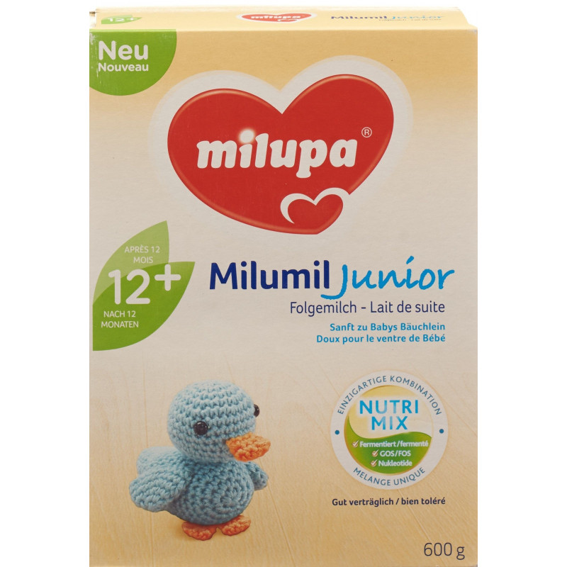 MILUPA Milumil Junior 12+ après 12 mois 600 g
