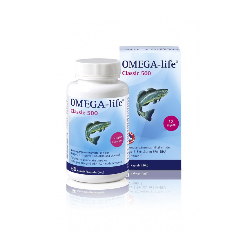 OMEGA-LIFE gel capsules 500 mg 60 pce