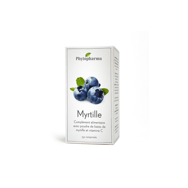 PHYTOPHARMA myrtille cpr 150 pce