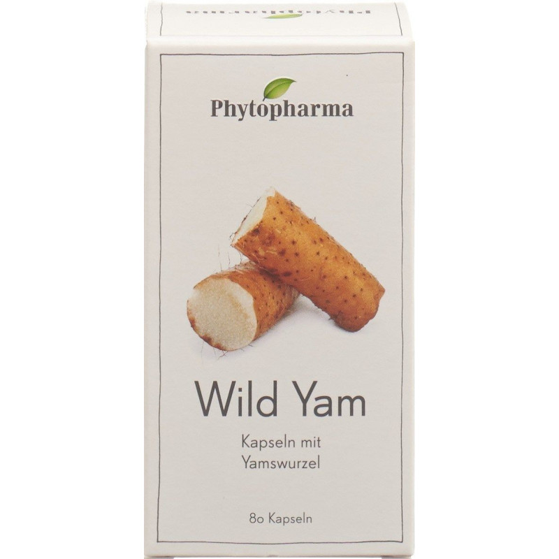 PHYTOPHARMA Wild Yam caps 400 mg 80 pce