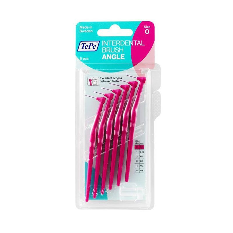 TEPE Angle Brossette interdentaire 0.4mm 6 pièces