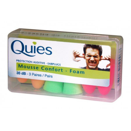 QUIES tampons protect bruit mousse 6 pce