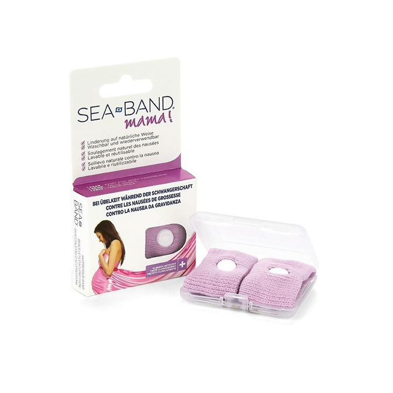 SEA-BAND mama bracelets d'acupression rose pour femmes enceintes 1 paire