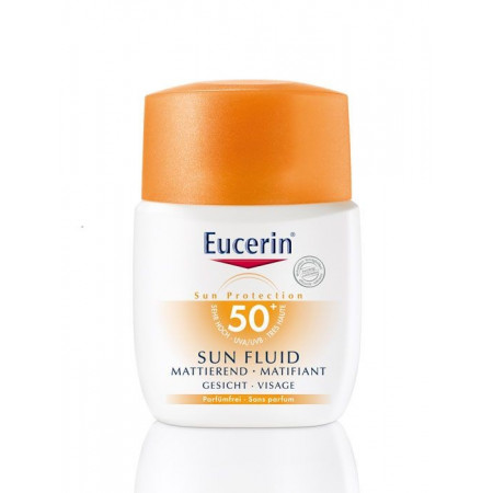 EUCERIN SUN fluid solaire visage IP50+ 50 ml