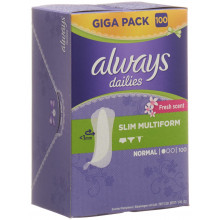 ALWAYS Protège-slip Slim Multiform Fresh Gigapack 100 pce