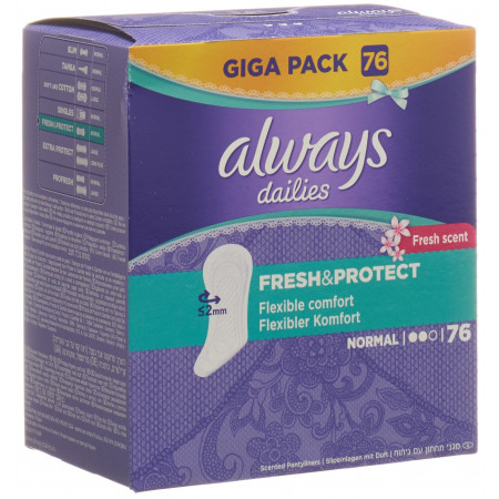 ALWAYS Protège-slip Fresh&Protect Normal Fresh Gigapack 76 pce