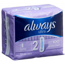ALWAYS Ultra serviettes hygiéniques Long 12 pce