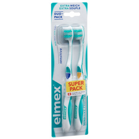 ELMEX Sensitive Professional brosse à dents duo 2 pce
