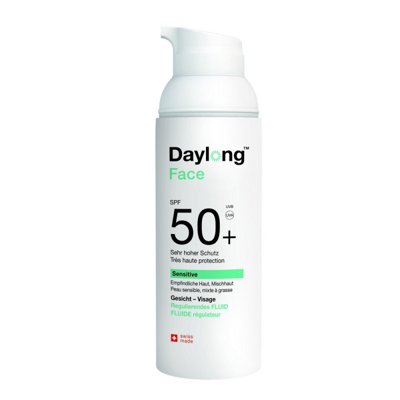 DAYLONG Sensitive Face Fluide Régulateur SPF 50+ disp 50 ml