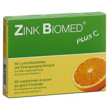 Zink BIOMED plus C cpr sucer orange 50 pce