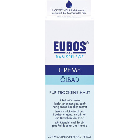 EUBOS bain huile crème fl 200 ml