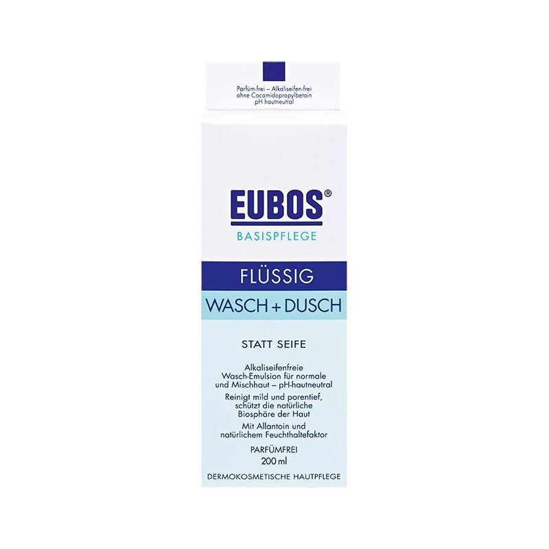 EUBOS savon liq non parf bleu fl 200 ml