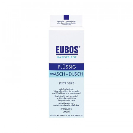 EUBOS savon liq non parf bleu fl 200 ml