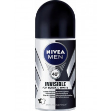 NIVEA Male déo Invisible for Black & White Original roll-on 50 ml