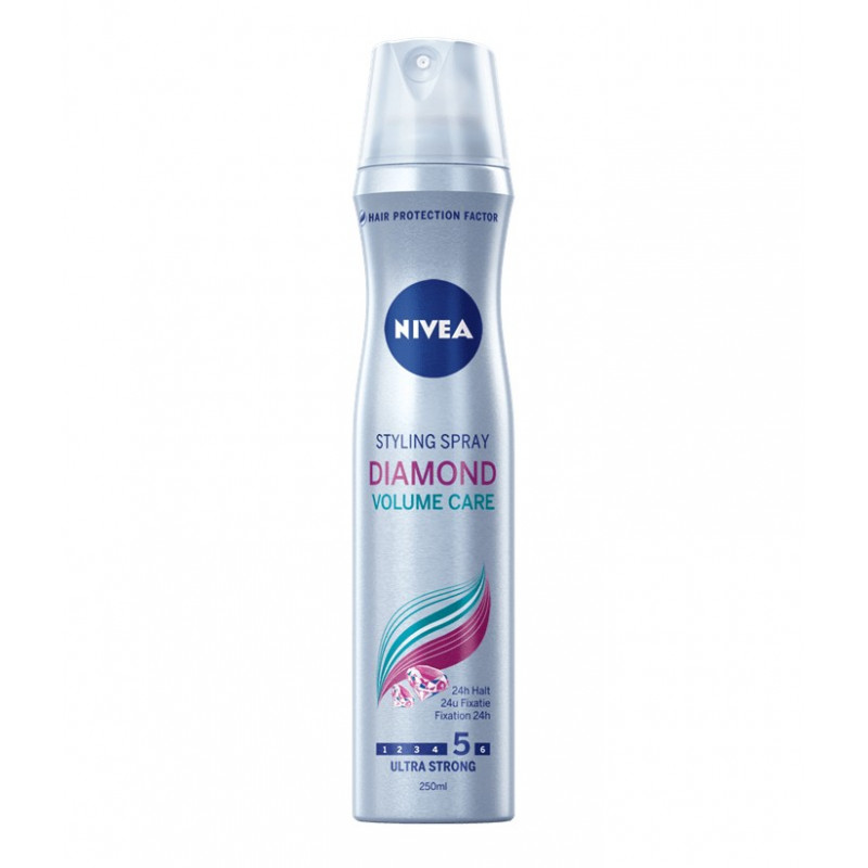 NIVEA Hair Care Diamond Volume Care Styling Hairspray 250 ml