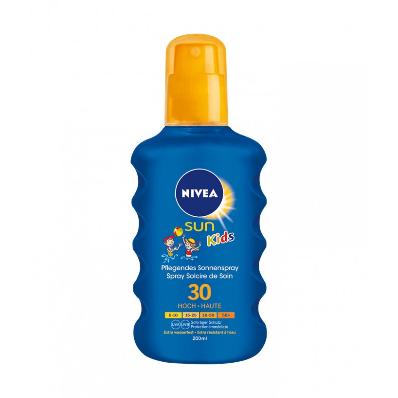 NIVEA SUN kids spray IP 30 coloré res eau 200 ml