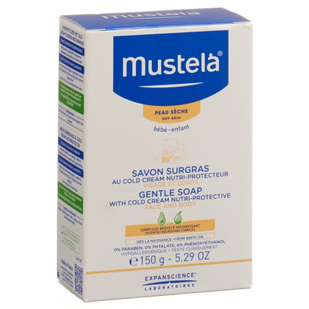 Mustela BB savon surgras au cold cream nutri-protecteur 150 g