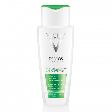 VICHY DERCOS DERCOS Shampoing Anti-pelliculaire - Cheveux gras 200 ml