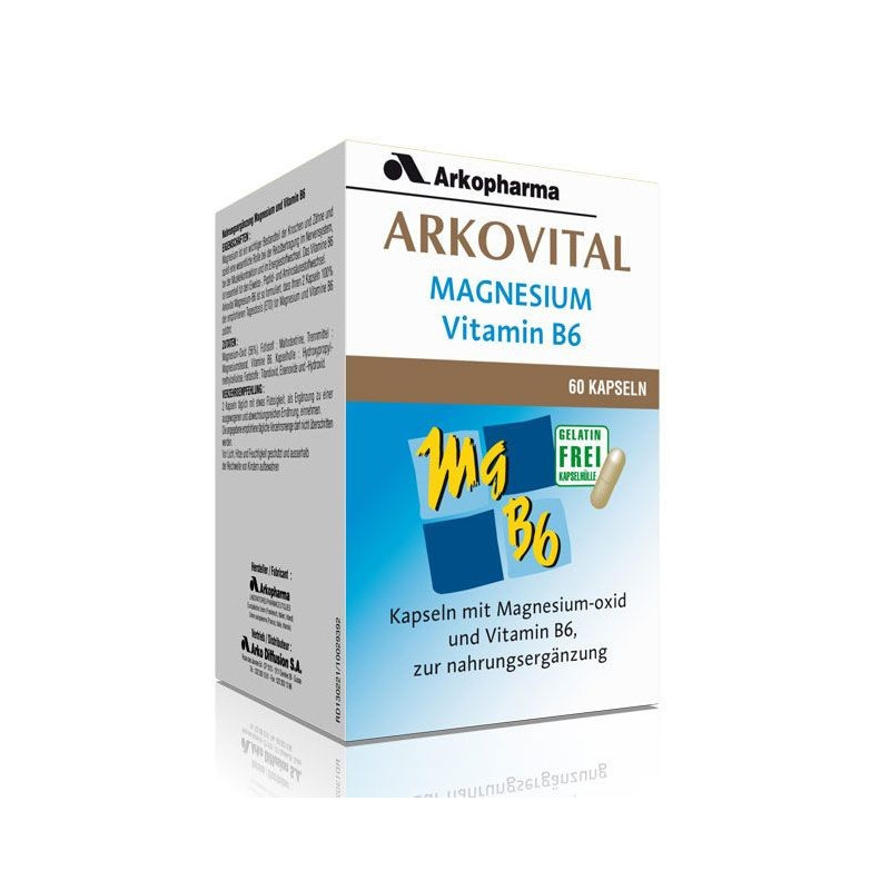 ARKOVITAL magnesium vitamine b6 caps 60 pce