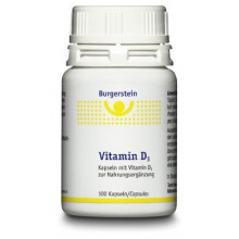 BURGERSTEIN Vitamin D3 caps 600 UI 100 pce
