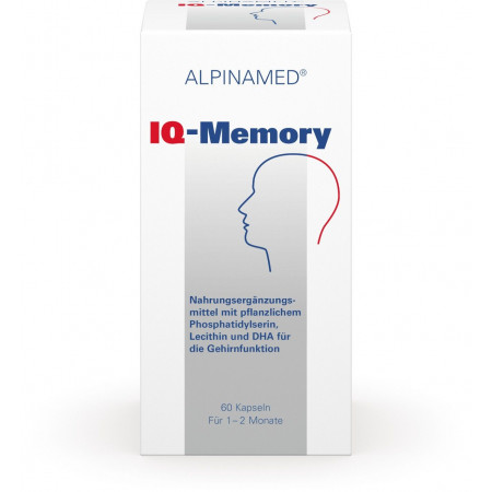 ALPINAMED IQ-Memory caps 60 pce