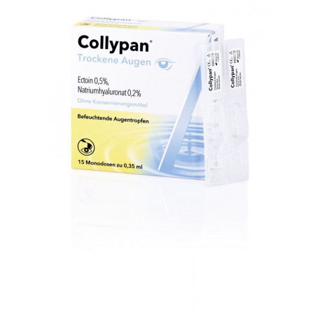 COLLYPAN® Yeux Secs 15 Monodoses 0.35 ml